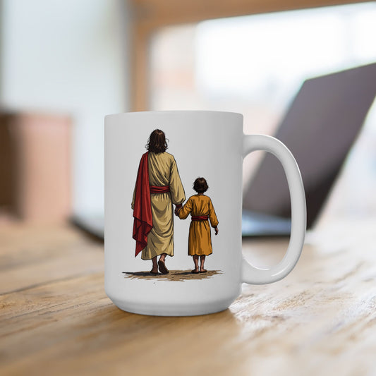 My Father, Jesus (w/ quote) - 15 oz Ceramic Mug