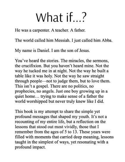 My Father, Jesus - Hardcover